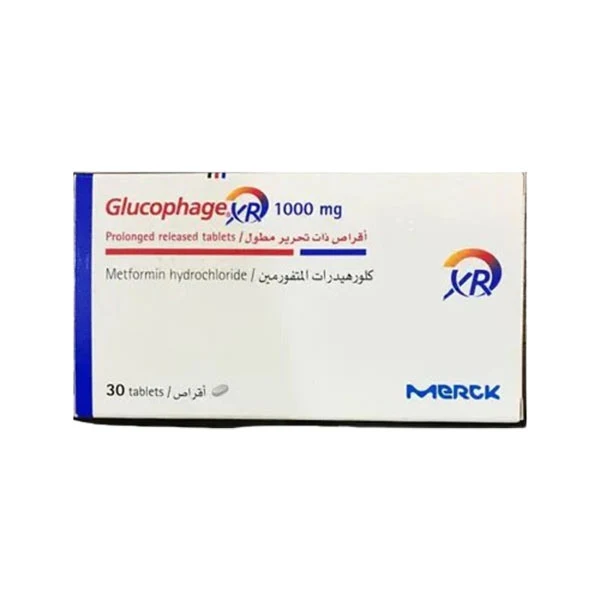 جلوكوفاج اكس ار 1000مج 30كبسوله